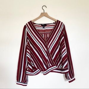 Forever 21+ cross button blouse
